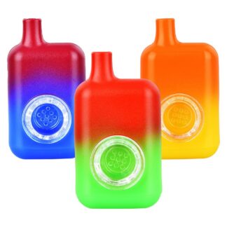 Disposable Vape Bar Silicone Hand Pipe 3" Colors Vary