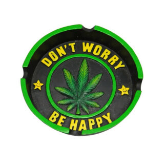 Don't Worry Be Happy Leaf Ashtray