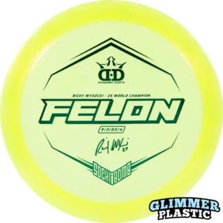 Dynamic Discs Lucid Ice Glimmer Felon Ricky Wysocki Sockibomb (Colors Vary) 173g