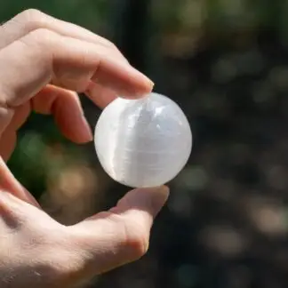 Earth's Elements Selenite Sphere