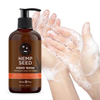 Earthly Body Hemp Seed Hand Wash 8oz Orange and Eucalyptus