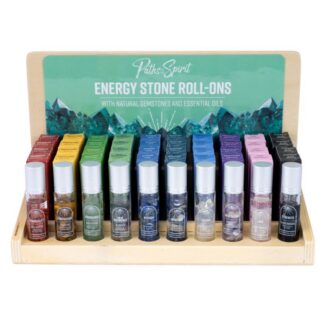 Echo Essential Oil Roll On w/ Gemstones Wisdom / Peppermint & Lime