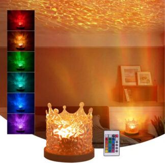 EP Design Lab Color-Changing LED Wave Ripple Table Lamp