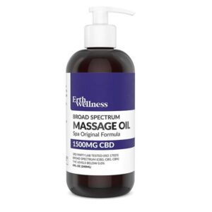 Erth Wellness Spa Original 1500mg CBD Massage Oil 8 oz