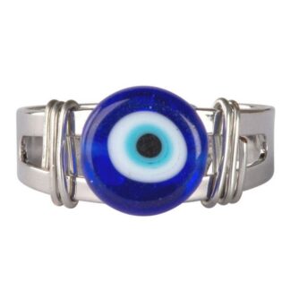 Evil Eye Adjustable Ring Simple