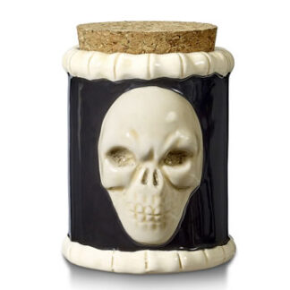 FashionCraft Skull and Bones Stash Jar 4"