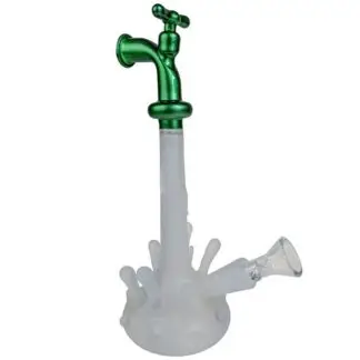 Faucet Spray Water Pipe w/ Slide & Banger - 8" Colors Vary
