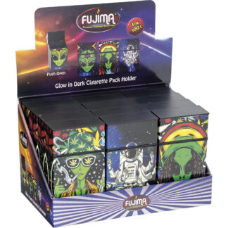 Fujima Glow In The Dark Aliens Cig Case King Size