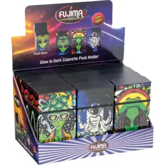 Fujima Glow In The Dark Aliens Cig Case King Size