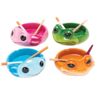 Fujima Frog & Axolotl Polystone Ashtray - Styles Vary