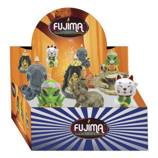 Fujima Mini Backflow Incense Burner Peace & Luck Assortment