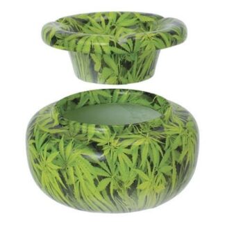 Fujima Moroccan Ceramic Ashtray 5" Pink Donut
