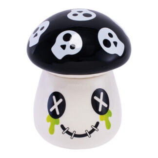 Fujima Mushroom Skull Stash Jar - 4.25"