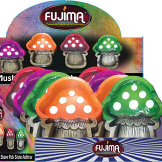 Fujima Polyresin Mushroom Ashtray 4"x 5"