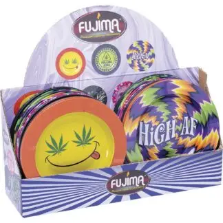 Fujima Tin Ashtray - Designs Vary