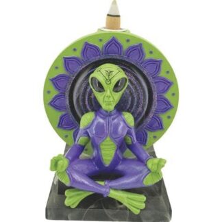 Fujima Yogi Alien Grandmaster Backflow Incense Burner 6"