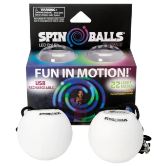Fun in Motion Poi Spin-Balls V3 LED