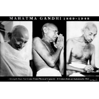 Gandhi Trio (Indominitable Will) Poster