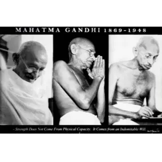 Gandhi Trio (Indominitable Will) Poster