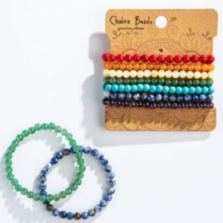 GeoCentral 6mm Chakra Bracelet Pack