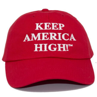 Get Down Art Keep America High Adjustable Hat Black