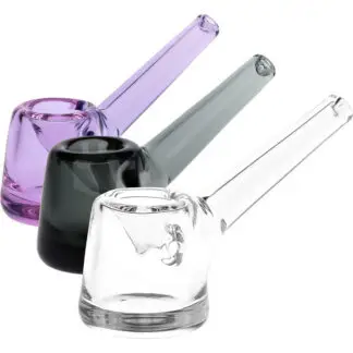 Glass Hammer Hand Pipe 3.75" - Simple Elegance (Colors Vary)