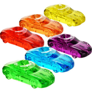 Glycerin Racecar Hand Pipe - 4" (Colors Vary)