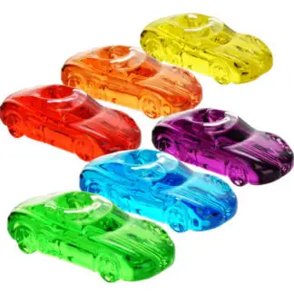 Glycerin Racecar Hand Pipe - 4" (Colors Vary)