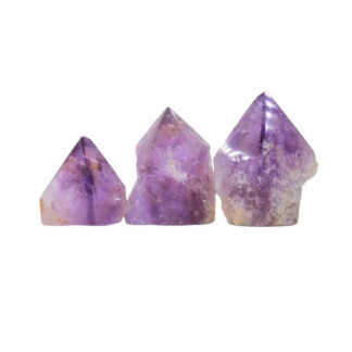 Half Polished Amethyst Point - 3"