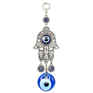 Hamsa Evil Eye 7" Tall Wall Decoration