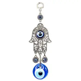 Hamsa Evil Eye 7" Tall Wall Decoration