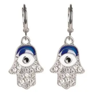 Hamsa w/ Evil Eye Earrings