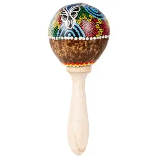 Hand Painted Maracas 11" diam.