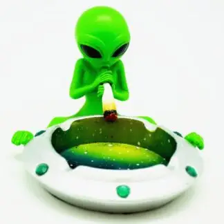 Happy Dayz Rainbow Alien Bust Ashtray 3.5