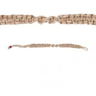 Hemp Anklet/Bracelet Wavy Tiny