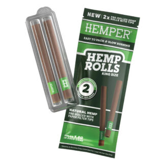 Hemper Hemp Rolls w/ Glass Tip King Size