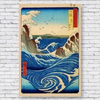 Hiroshige - Navaro Rapids Poster 24" x 36"