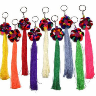 Hmong Tassle Keychain