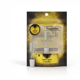 Honeybee Herbs Yellow Line Quartz Honey Stax Banger