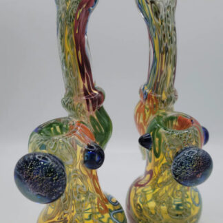 Inside Out Sherlock Bubbler w/ Dichro Marble