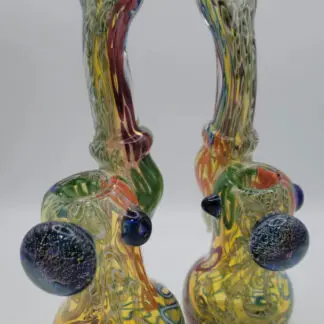 Inside Out Sherlock Bubbler w/ Dichro Marble