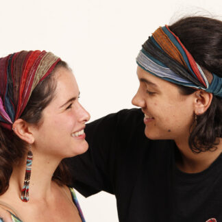 Jayli Stonewash Razor Cut Wide Headband