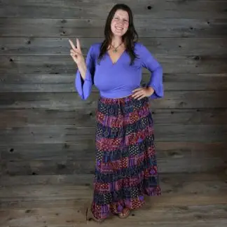 Jayli Tea For Two Maxi Skirt S/M