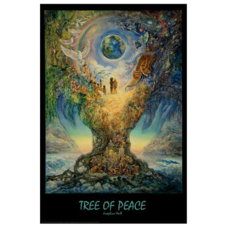 Josephine Wall - "Tree of Peace" Poster 24" x 36"