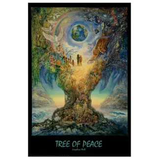 Josephine Wall - "Tree of Peace" Poster 24" x 36"