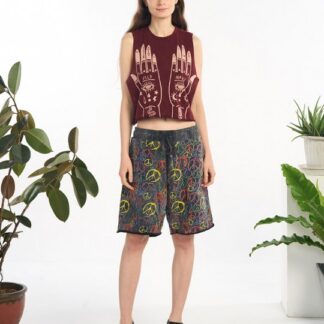 Kathmandu Henna Sleeveless Crop Top