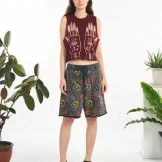 Kathmandu Henna Sleeveless Crop Top