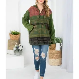 Kathmandu Imports Cotton Pullover Hoodie Asst Colors
