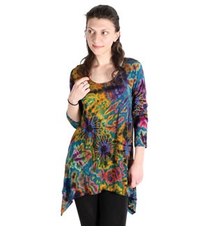Kathmandu Imports Long Sleeve Tunic Top - Asst Colors