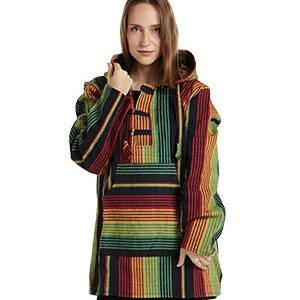 Kathmandu Imports Rasta Hoodie Jacket w/ Pocket